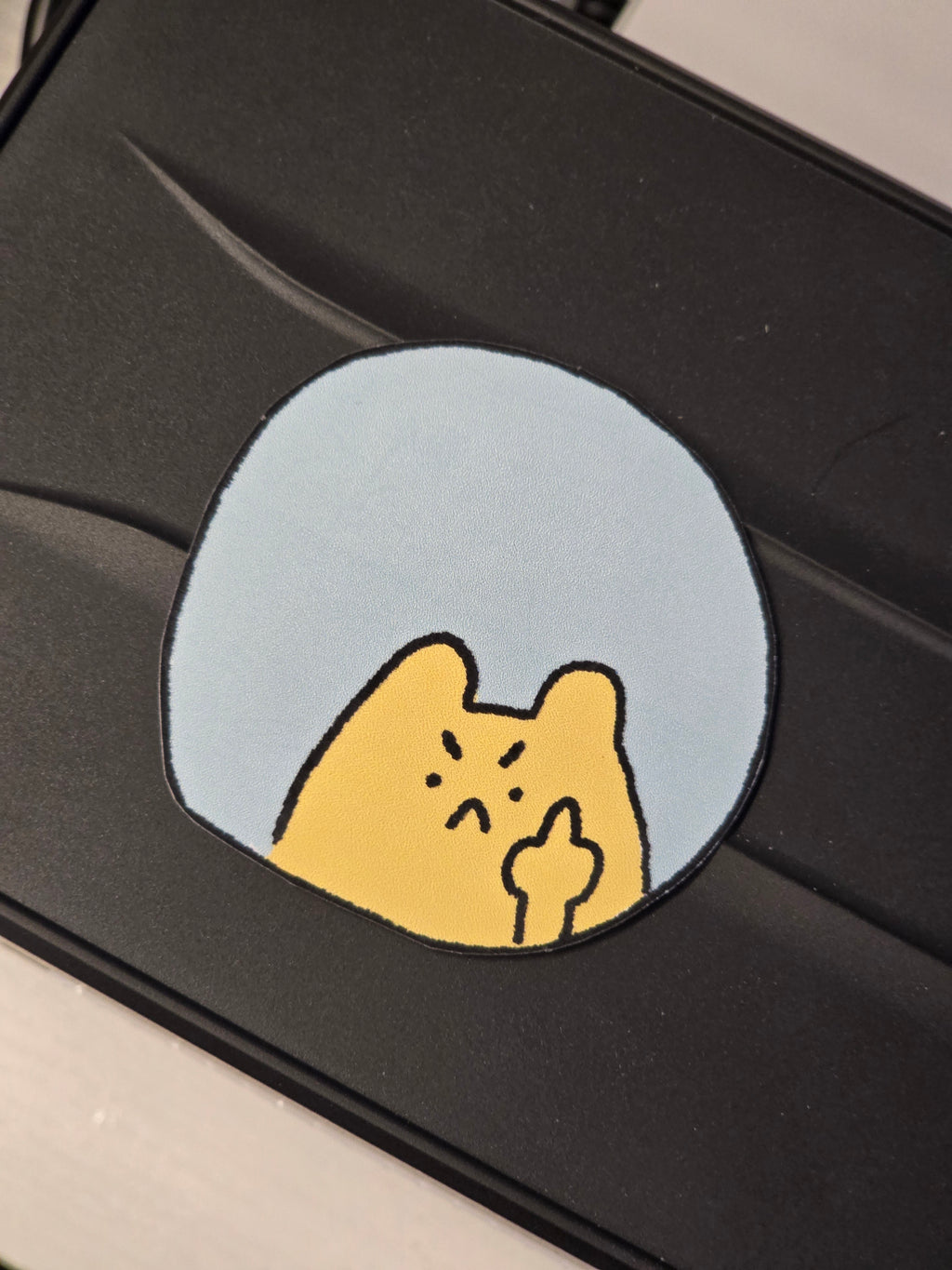 Toilet bowl sticker
